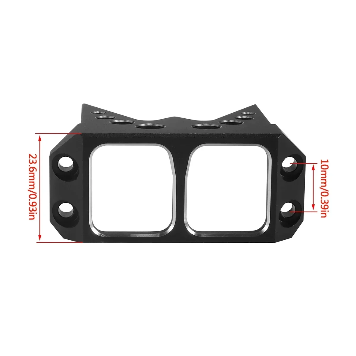 الألومنيوم CNC التوجيه سيرفو الحرس درع ل 1/10 RC سيارة الزاحف الشبح RR10 كابرا الغشاش تلاعب الصخور الحارس لفة قفص ترقية