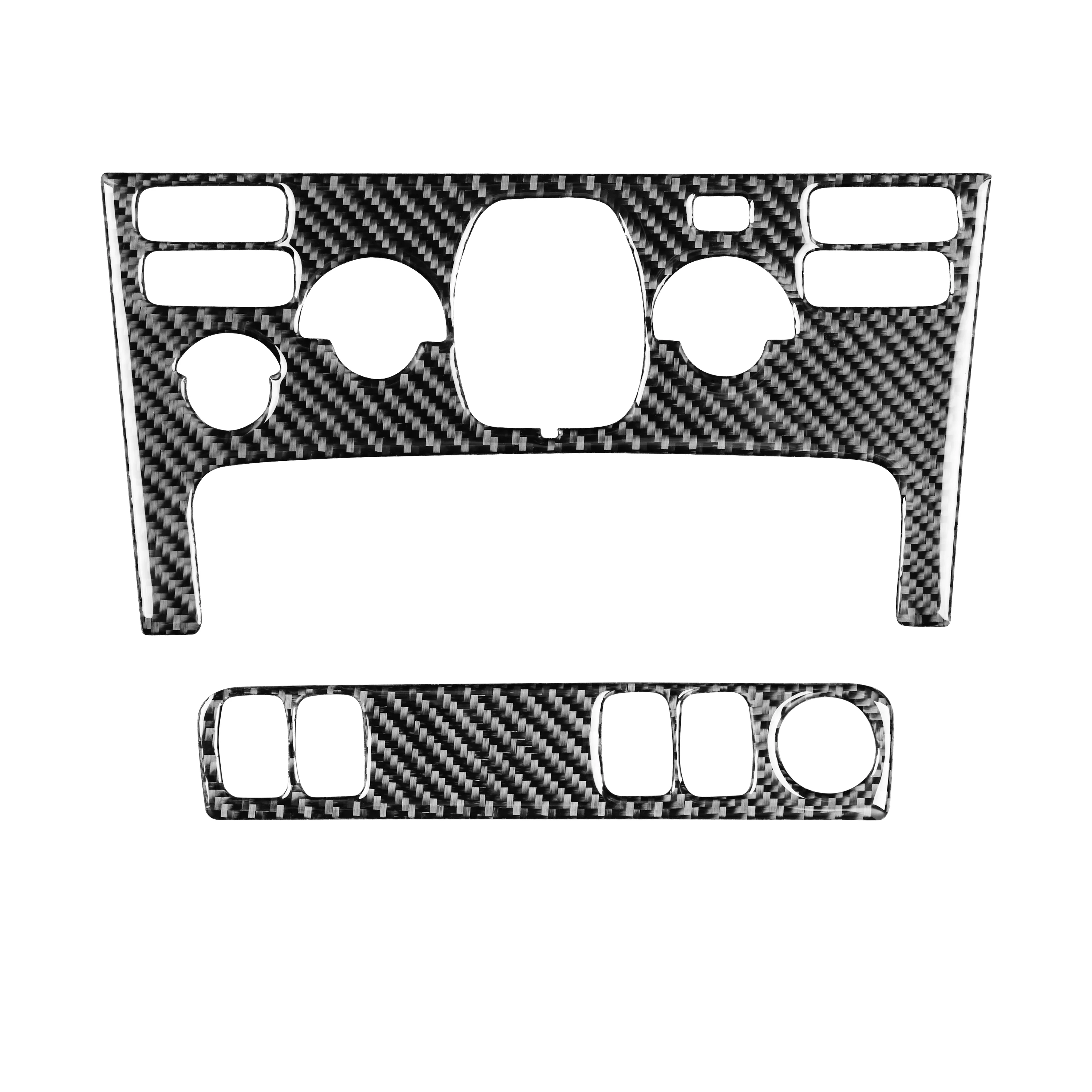 For Volvo XC90 2003-2014 Carbon Fiber Sticker Air Conditioning Panel AC Button Wood grain Switch Frame Interior Car Accessories