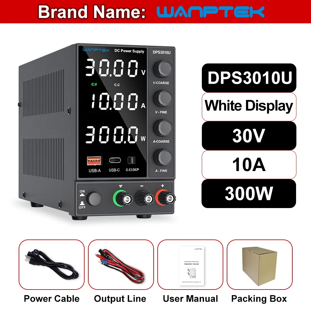 30V 10A DC Netzteil Einstellbare Digit Display USB Labor Netzteile Spannung Regler 60V 5A 120V3A für Telefon Reparatur