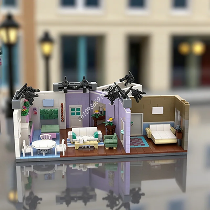 

1275pcs MOC Seinfeld Del Boca Vista Phase III Ideas CUUSOO Model Building Blocks Christmas Gifts Architecture Toys Brick Kids