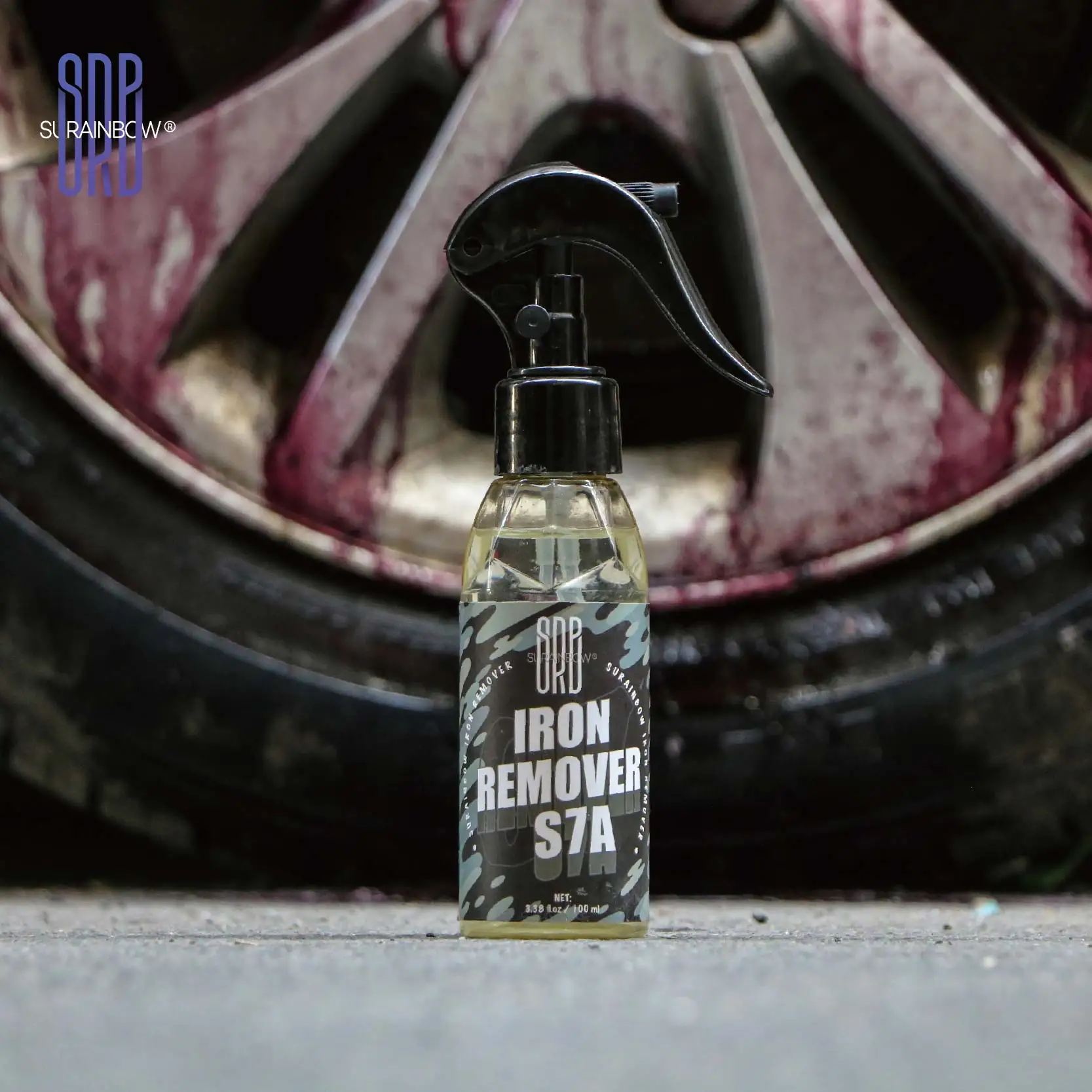 Car Iron Remover - Iron Remover Spray for Car Detailing | Remove Iron Particles in Car Paint | Use Before Car Wax or Car Wash