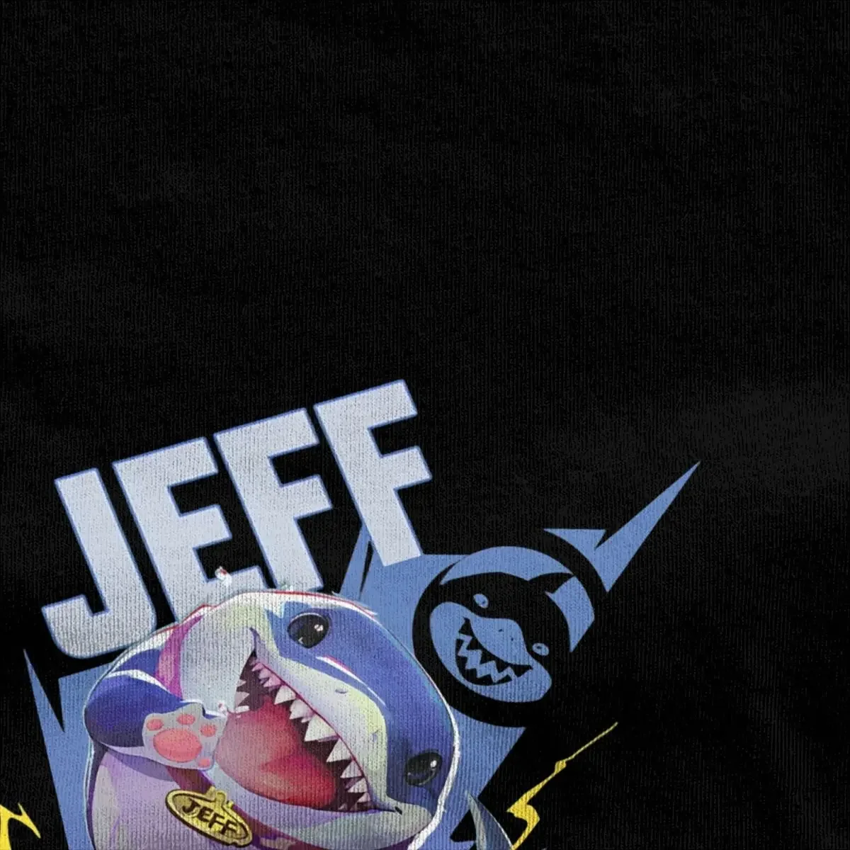 تي شيرت أنيق Jeffs The Land Shark للجنسين 100% قطن Landshsrk Manga Anime تي شيرت بأكمام قصيرة