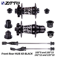 ZTTO Mountain Bike 32 Holes Disc Brake Hub DR190 54T Ratchet Bearings Thru Axle Quick Release HG XD MS Front Rear 15x100 12x142