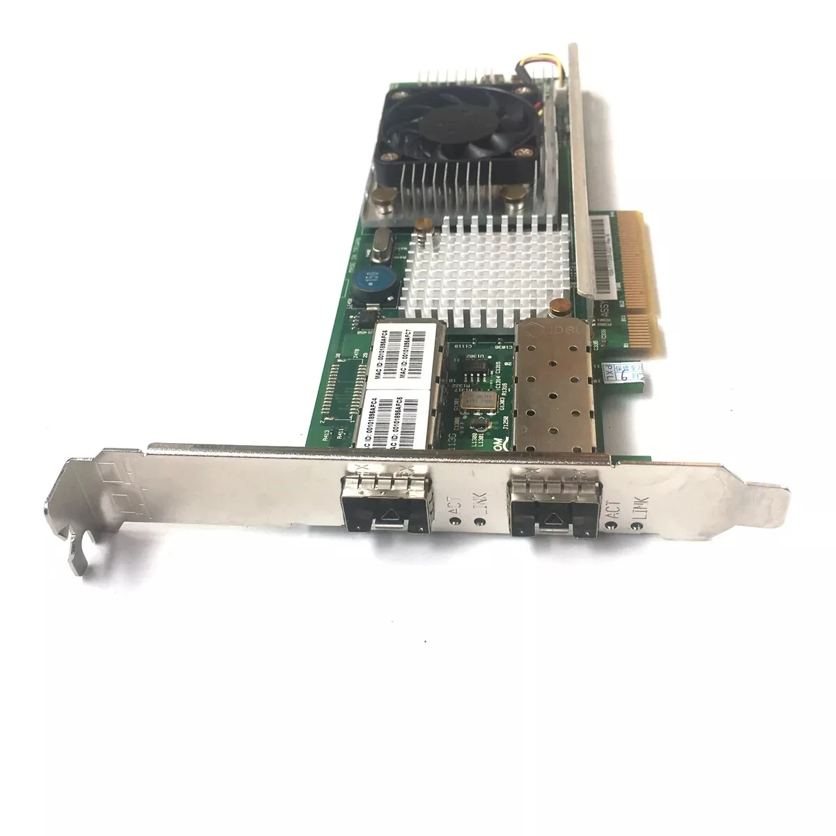 Imagem -03 - Broadcom-placa de Rede Nic de Duas Portas Bcm957711a1113g 10g Óptico Sfp Mais 10gb