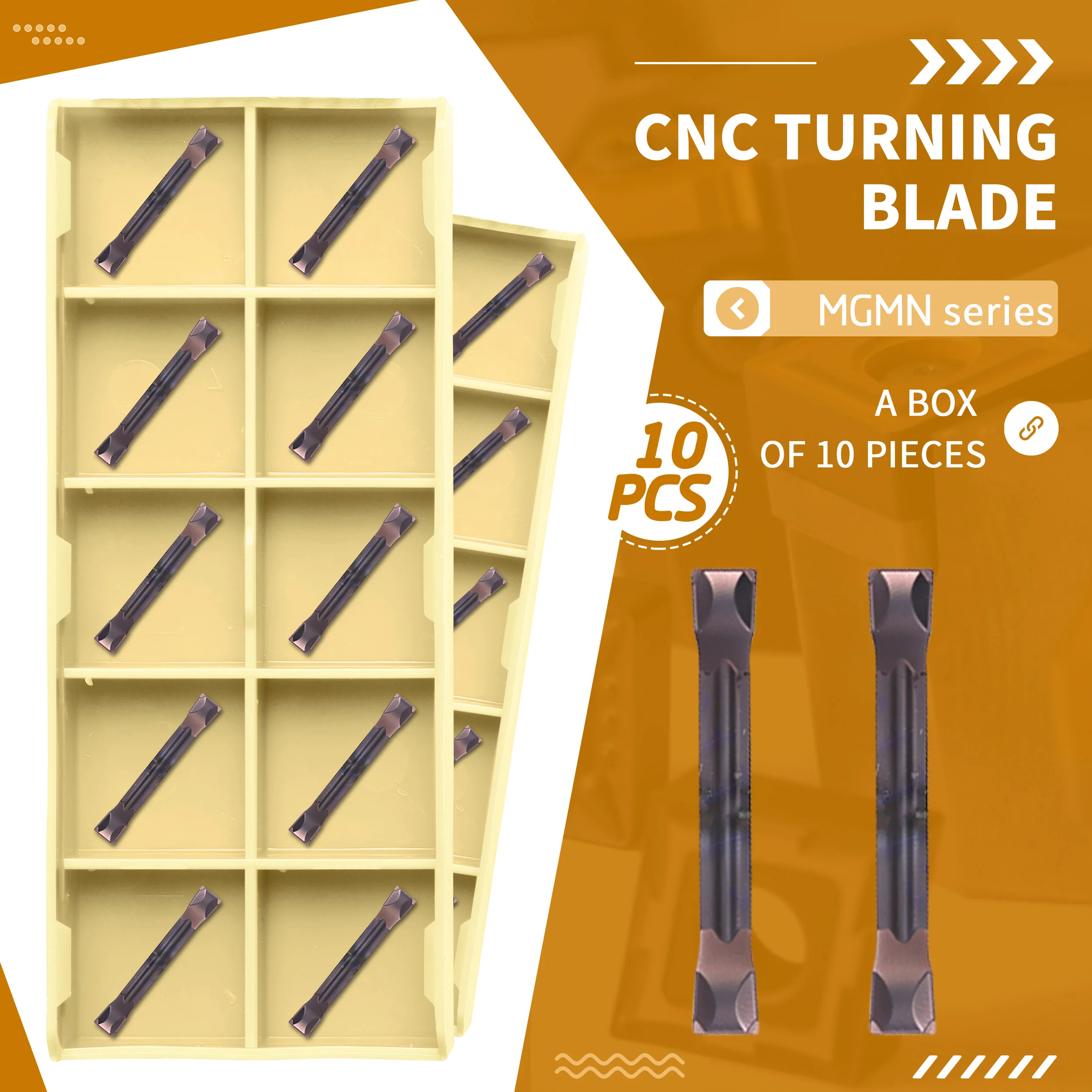 10 pz MGMN300-H NK9018 MGMN400 tornio CNC lavorazione scanalatura lama inserto in metallo duro può taglio trasversale buona versatilità sgrossatura
