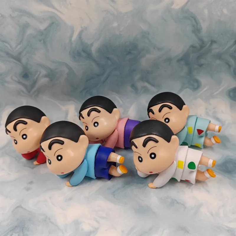 

Crayon Shin-chan pajamas lying on the side sleeping Nohara Shinnosuke girl cute car figure ornament animation