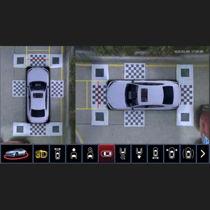 Car 360 Fabric 3D Calibration Cloth 360 Mats 360° Panoramic Image System Debugging Cloth Calibration Cloth Automatic Completion