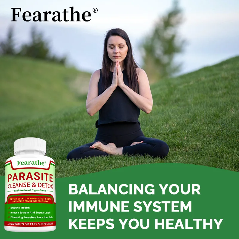 Intestinal Parasite Cleanse Capsules - Black Walnut + Wormwood Herbal Blend, Digestive Health, Colon Detox & Gut Health Support