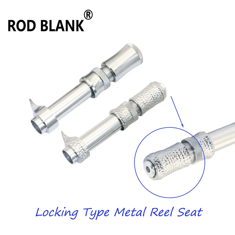 

Rod Blank Casting Full Metal Locking Type Reel Seat Trout Fishing Rod Building Reel Seat Components Pole Repair Accessories