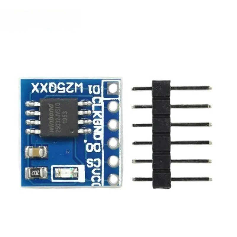 2-10PCS W25Q32 32Mbit / W25Q64 64Mbit / W25Q128 128Mbit 8MByte FLASH NorFlash Storage Module SPI Interface BV FV Modul For STM32