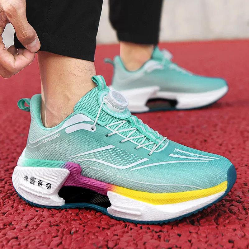 جديد الخريف سباق الرجال والنساء أحذية رياضية خفيفة الوزن انتعاش الاحذية في الهواء الطلق دعم مستقر أحذية المشي المرنة #6