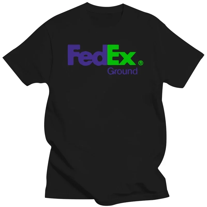 Clothing Black women tshirt harajuku oversized graphic Fedex Ground T-Shirt Men Fashion Crew Neck Short Sleeves Cotton Tops tee