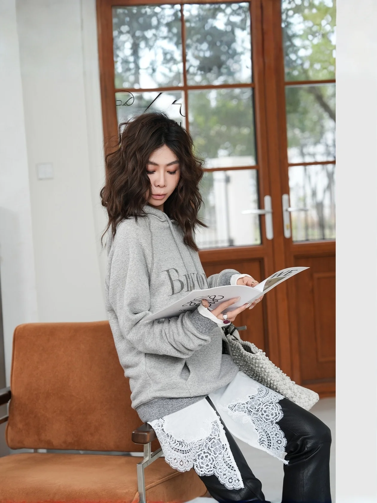 

Женская футболка Baatone Long Sleeve из ткани Lenzing, коллекция Ballet Series Initial Bloom, повседневная одежда, весна 2026