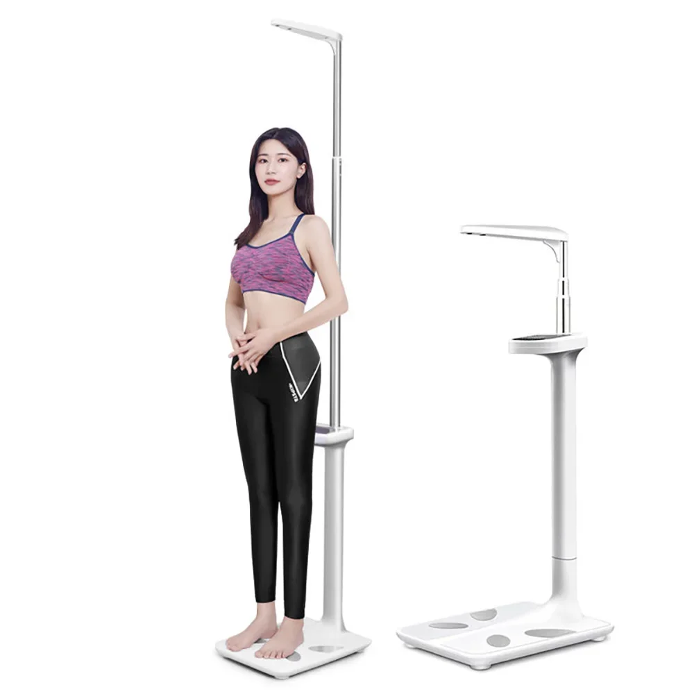 BMI weight scale 200 kg ultrasonic digital height and weight scale hospital body fat scale