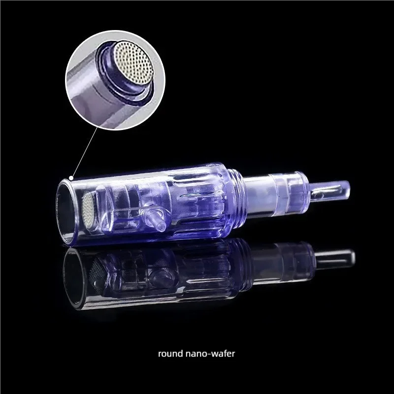 10PCS Microneedle Cartridges Screw Suits 2 in 1 Mini Water Mesotherapy Injector Nano 9/12/36/42/ Nano/ 3D/5D Auto Derma Pen