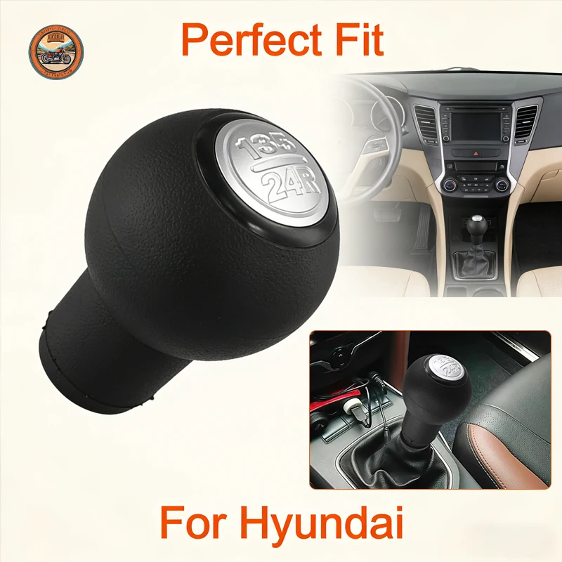 

High-Quality Gear Shift Knob Leather Lever Stick For Hyundai Elantra For Avante XD 2000 2001 2003 Durable Styling Accessories