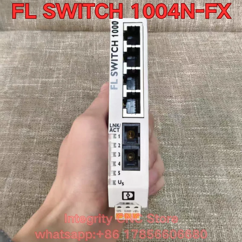 Second-hand FL SWITCH 1004N-FX industrial switch function test is normal