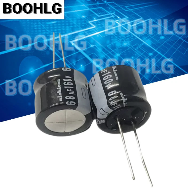 10PCS Long Life Direct Insert Electrolytic Capacitor 160v 68uf 16X16mm
