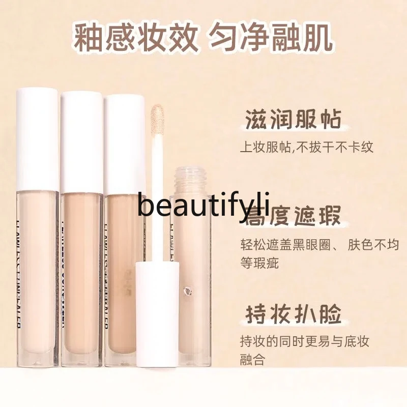 Concealer pen covers face spots, acne marks, freckles, dark circles, and mask, waterproof.