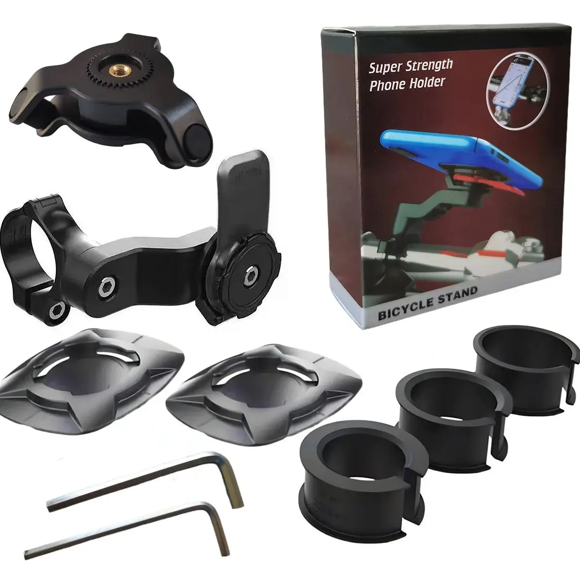 AliExpress HXJIASRO Motorcycle Mobile Phone Holder 360° Rotatable Bike Phone Support Outdoor Riding Navigation Anti-Shock Stable Phone Bracket