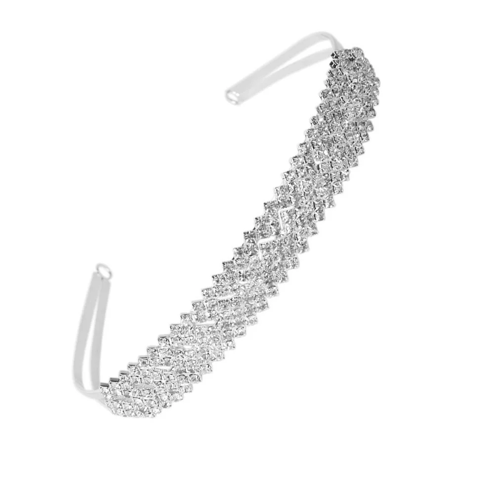 

Fancy Hair Ties Rhinestone Bobby Pins Crystal Hairband Wedding Barrettes Women's