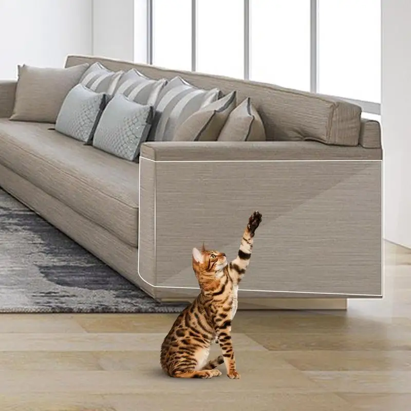 Clear Sofa Cat Scratch Guards Mat raschietto Cat Tree Scratching Claw Post Paw Sofa Protector per gatti Scratcher Pet Furniture