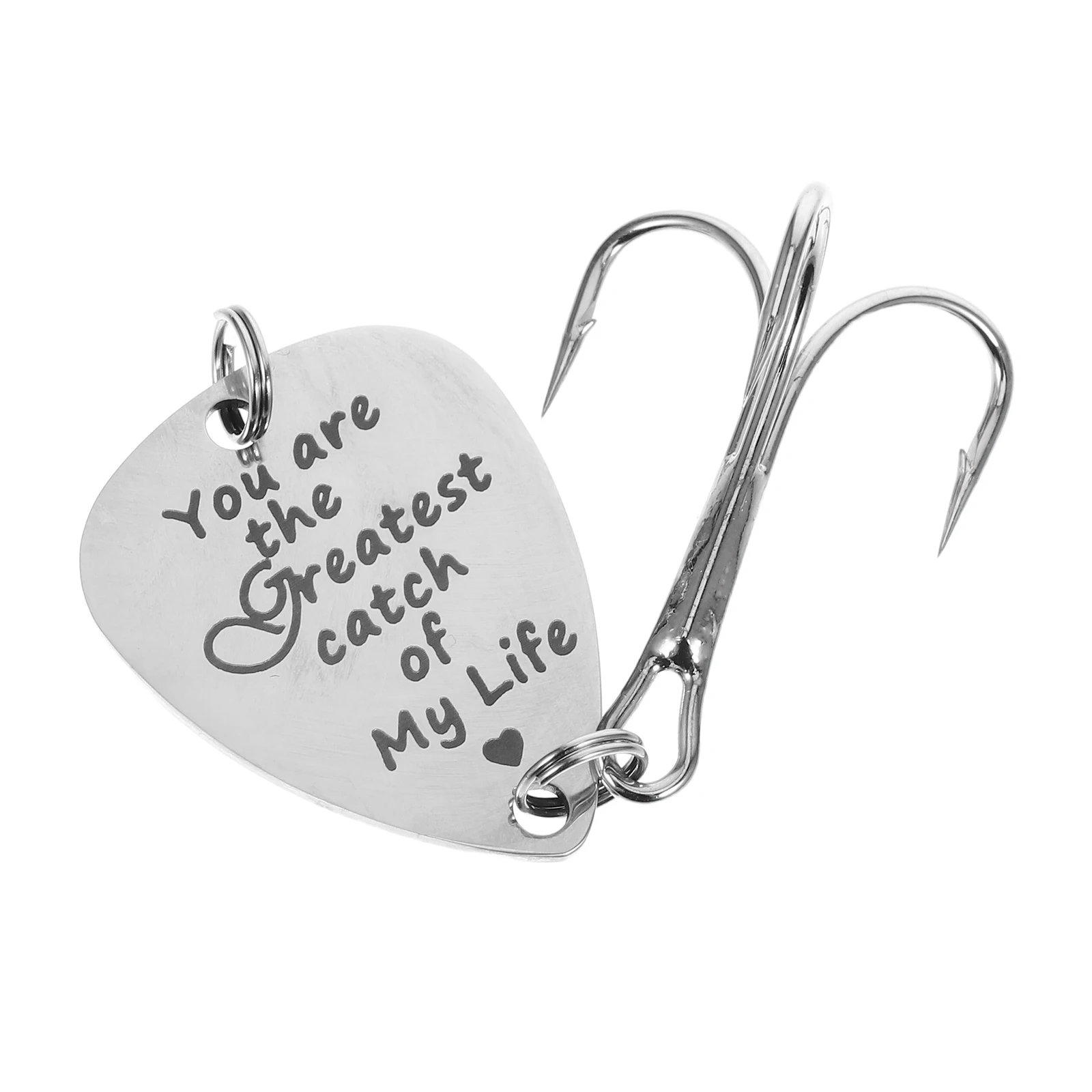 

Fish Hook Hard Fishing Lures Treble Guitar Pick Stainless Steel Deep Water Bait Proper Weight