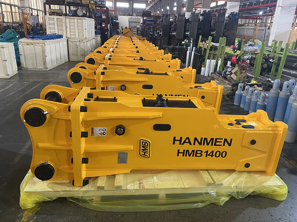 Construction Machinery OEM CE PC200 20ton Sb81 140mm Chisel Hmb Excavator Attachments Box Rock Jack Hammer Conrete Stone Hydraul
