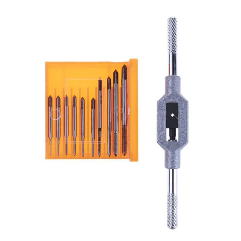 

11Pcs M1-M3.5 Mini Screw Tap Set Hand Thread Wire Tapping Threading Taps Attack