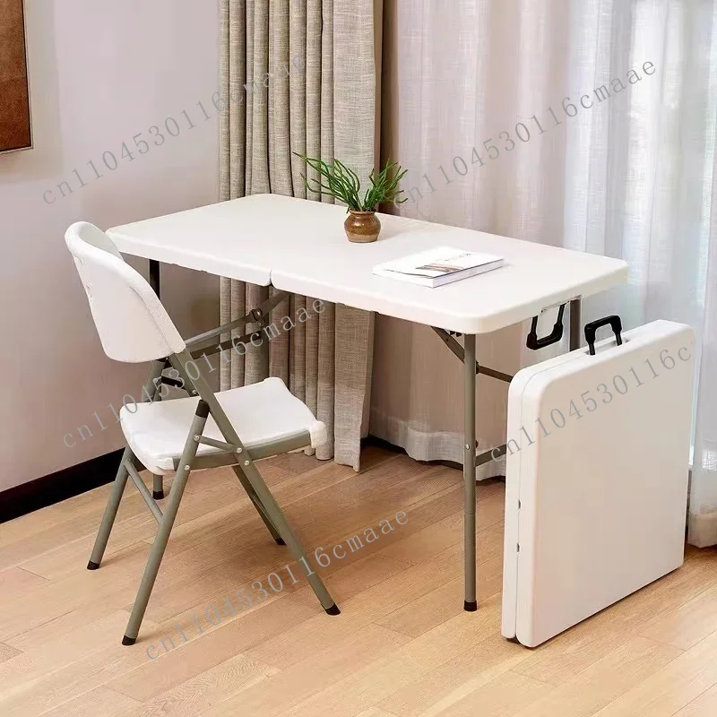 New Portable Lightweight Foldable Rectangular Table, Suitable for Courtyards