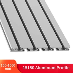 1PC 15180 Aluminum Profile Extrusion CNC 3D Printer Parts Workbench DIY Frame Anodized Linear Rail Length100/200/500/600/1000mm