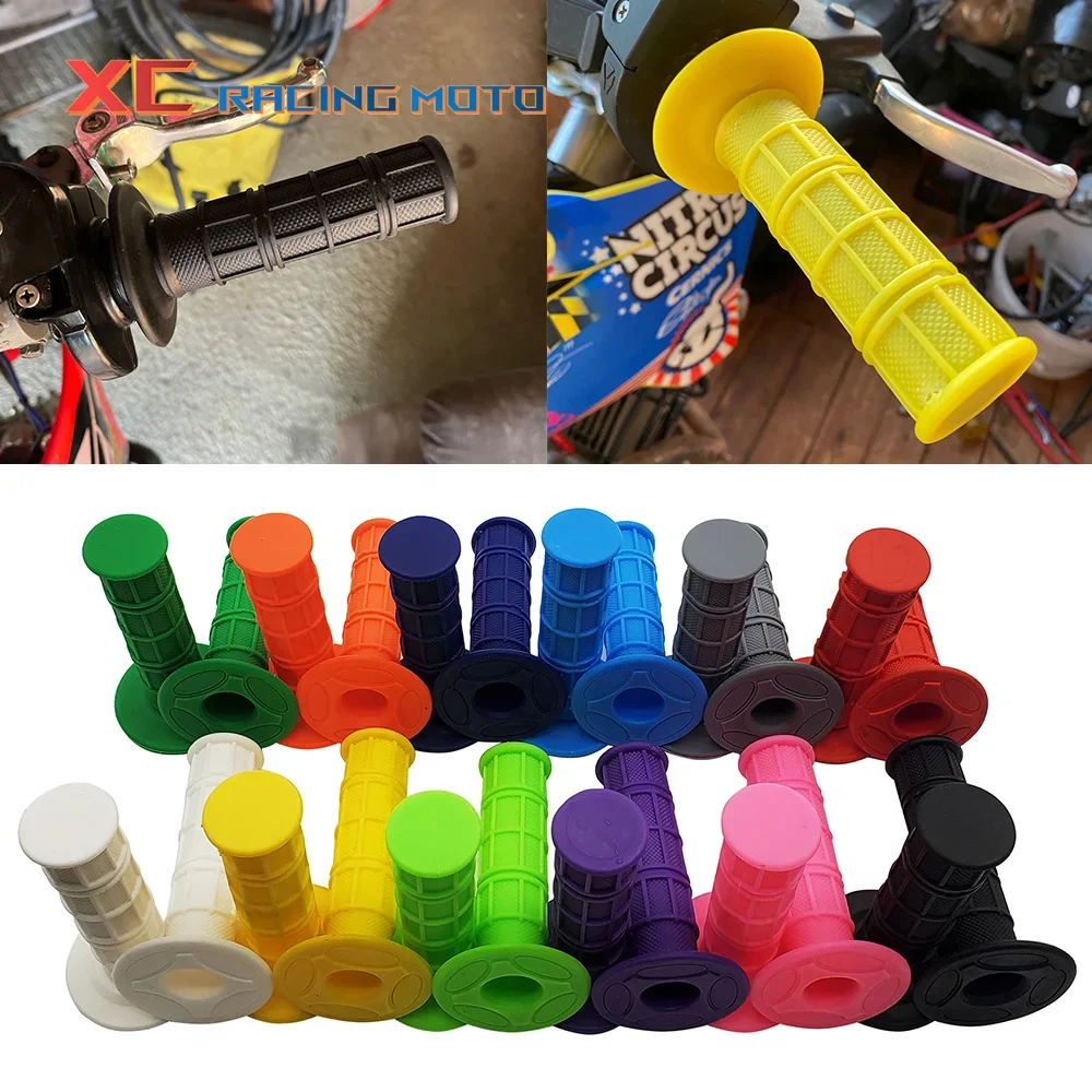 12 Colours Handle Grips Dirt Pit Bike Motorcycle Motocross 22mm Universal Handle Bar Grip For CR CRF YZF KXF SXF EXC KX YZ XCF