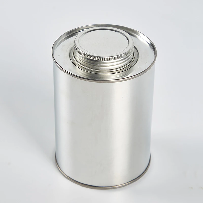 1PCS Round Tinplate Coffee Bean Storage Can Small Collectables Metal Cans Sealed Jar Tea Pot Container Home Packaging Box