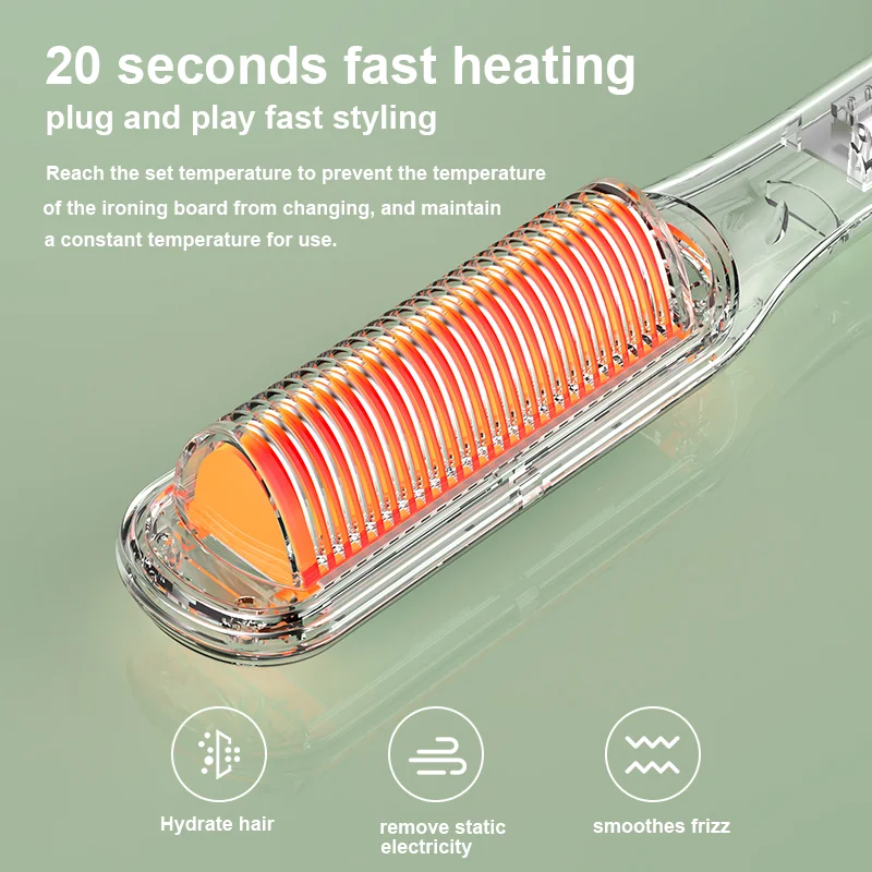 Professional hair straightener Flat Iron Hair Straightener With Digital LCD Display Dual Voltage Instant Warming Cu