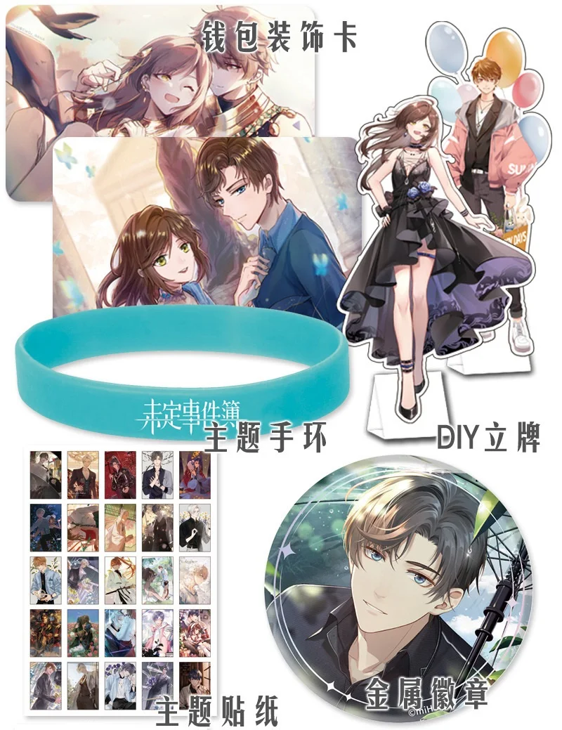 New Game Tears of Themis Gift Bag Raven King Libra Vilhelm Figure Stand Postcard Poster Bookmark Lucky Bag Fans Gift image 4