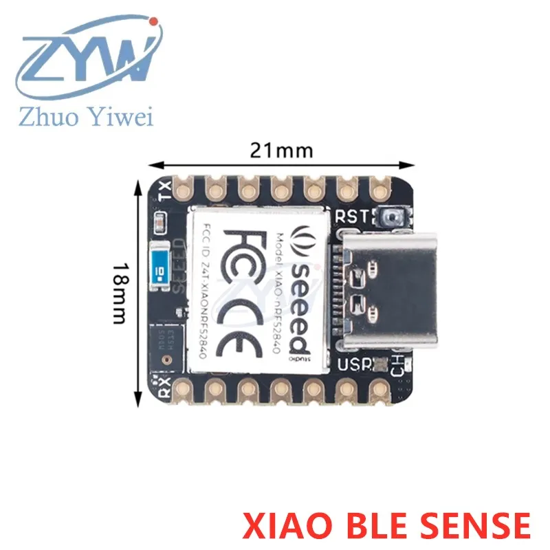 Imagem -02 - Seeeduino Xiao-compatível com Bluetooth Sensor Development Board Microcontrolador Sensor Sensor para Arduino Nano e Uno Ble 5.0 Sensor Nrf52840