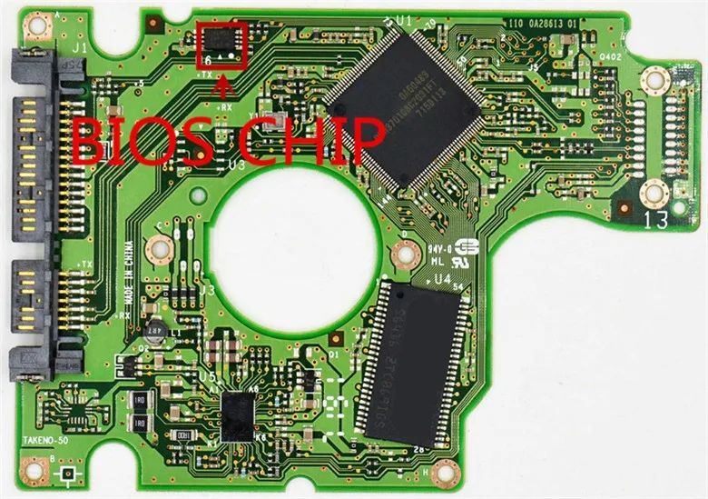 

Hitachi HDD PCB 220 0A28613 01 , 110 0A28613 01 / IC: 0A50489 0A28644 / 0A52026 HTS541680J9SA00,HTS541612J9SA00