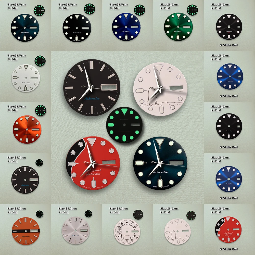 Luxury Watch With Green Dial - Quadrante S da 28,5 mm con