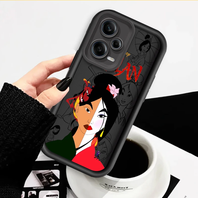 Cool Mulan Movie Art Eye Ladder For Xiaomi Redmi Note 13 12 12C 11 11S 10 10C 10A 9C 9A Pro 5G Funda Phone Case