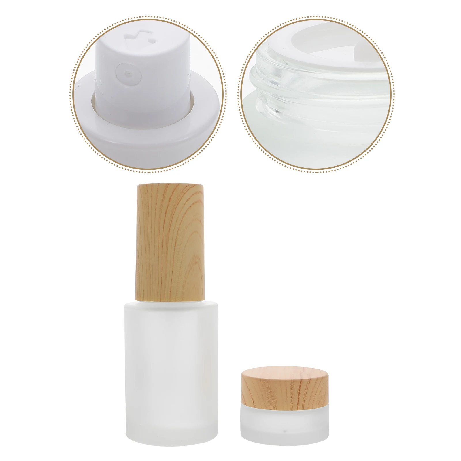 

1 Set Nail Polish Remover Bottle Transparent Glass Thickened Spray Bottle Refillable Cosmetics Storage Container Multipurpose