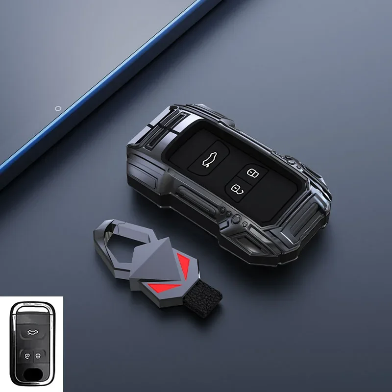 Zinc Alloy Car Key Case Holder Protector For Chery Tiggo 3 5X 4 8 Glx 7 2019 2020 Arrizo For Cheri Tiggo 8 Auto Parts