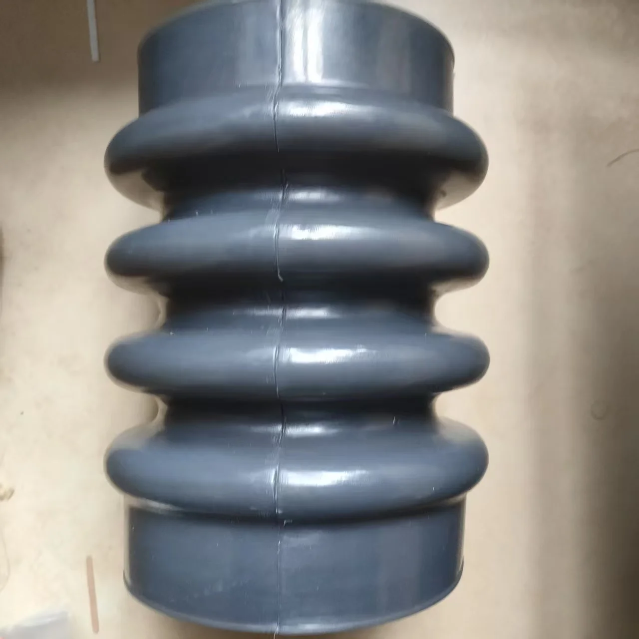 Grey Bellow For Wacker Rammer BS500 BS50-2 BS50-4 OEM 0177355 ID135 / 124 mm, H210 mm