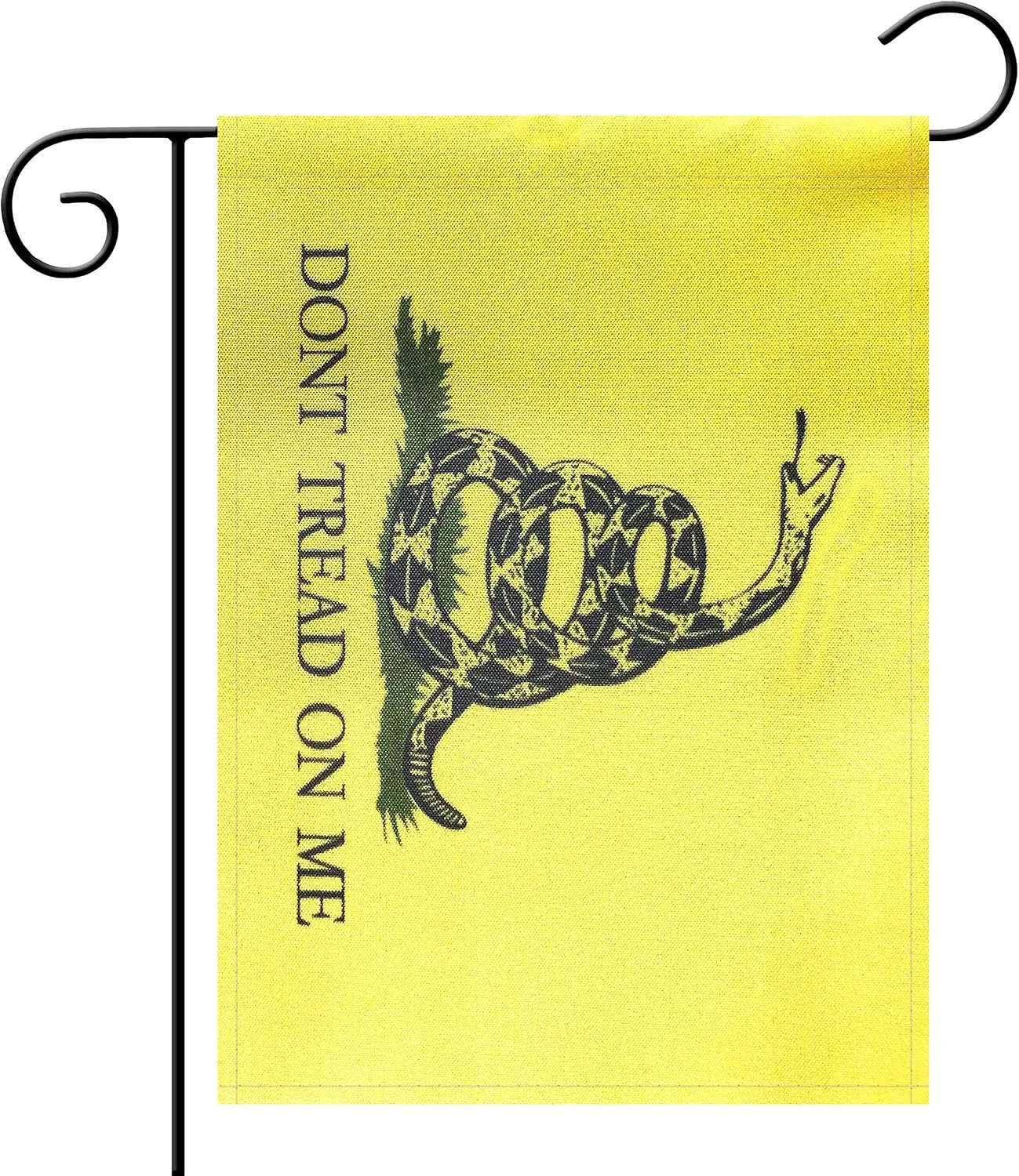 No Logo Garden Flag Don't Tread On Me Gadsden Flag Tea Party Snake Garden Flag,Garden Decoration Flag,Indoor and Outdoor Fla