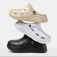 Sandales à plateforme pour femmes, sabots Eva souples à semelle épaisse, chaussures de jardin pour femmes, sandales de plage antidérapantes ajourées, été 2025 6