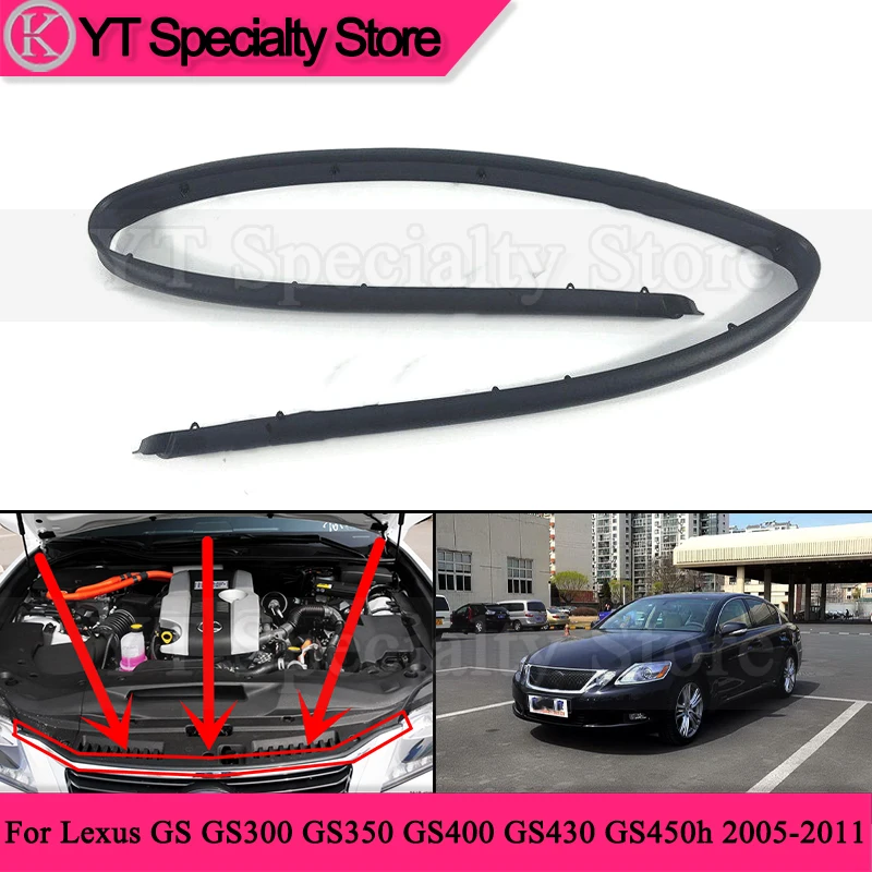 

Водонепроницаемая резиновая уплотнительная лента для верхней части решетки переднего бампера Lexus GS GS300 GS350 GS400 GS430 GS450h GS460 2005-2011
