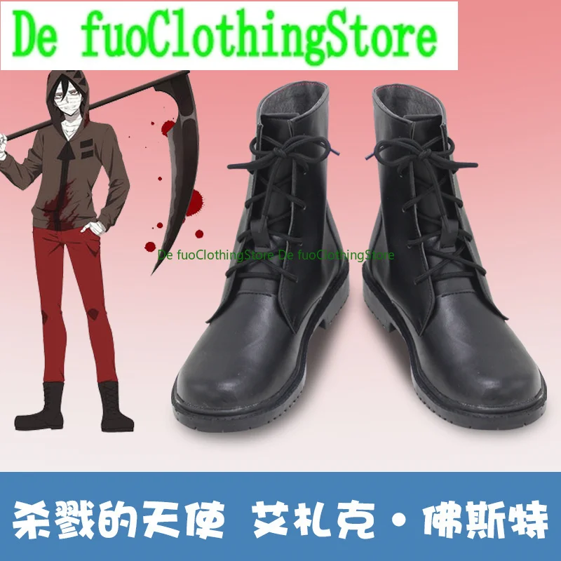 

Angels of Death Isaac Foster Zack Cosplay Shoes Boots Free Ship Christmas Game Anime Halloween DefuoClothing Shoes Store