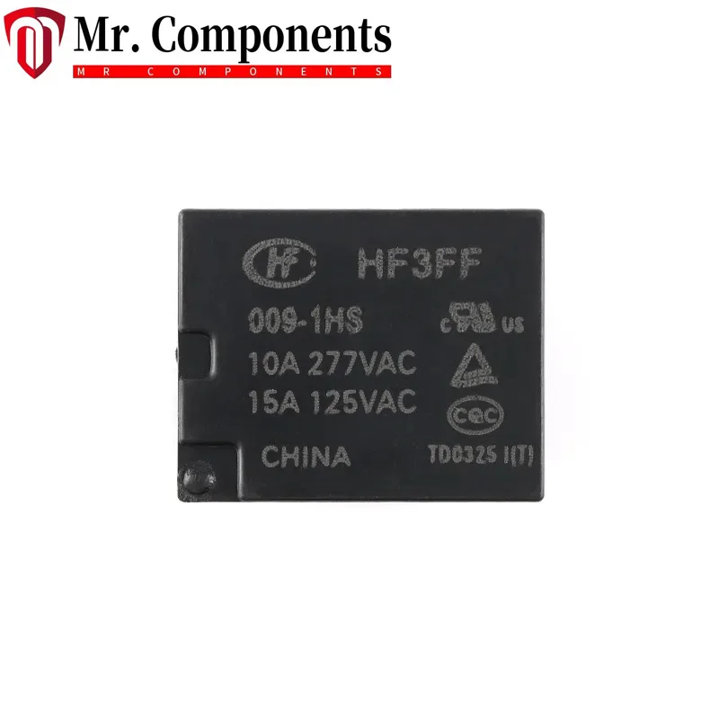 5PCS HF3FF/009-1HS HF3FF-009-1HS JQC-3FF/009-1HS(551) 9VDC DC 9V 4 Pin 10A High-power Relay Relais In stock