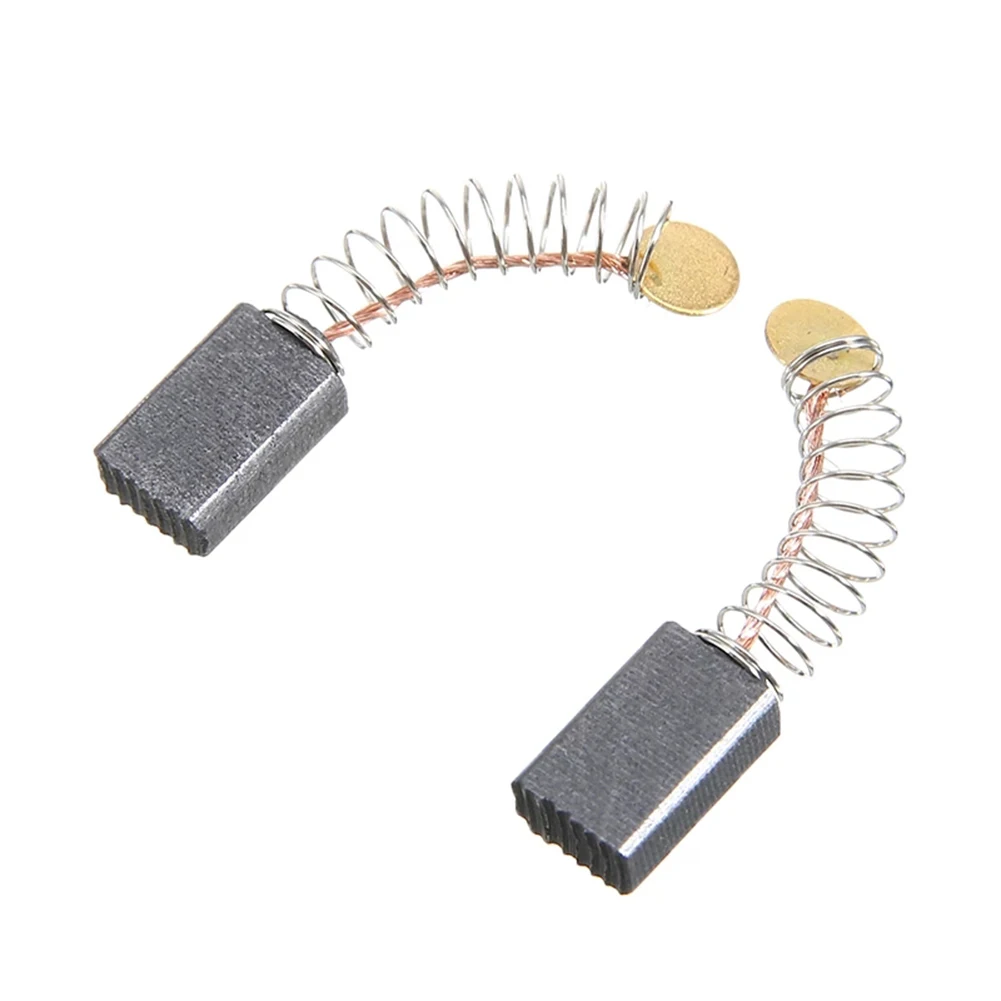 Spazzole di carbone 20Pc 5x8x15mm spazzole di grafite motore spazzole di carbone piumate per smerigliatrice angolare Trimmer strumento martello elettrico Acce