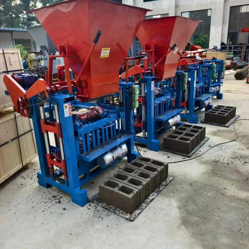 

(Sea shipping customization) Semi-automatic 4-26 type electric cement hollow brick making machine, no-burn brick making equipmen