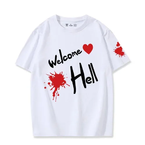 Imagen 2 del producto Camiseta de algodón Unisex, camisa de Anime, Hecatia, lapislázuli